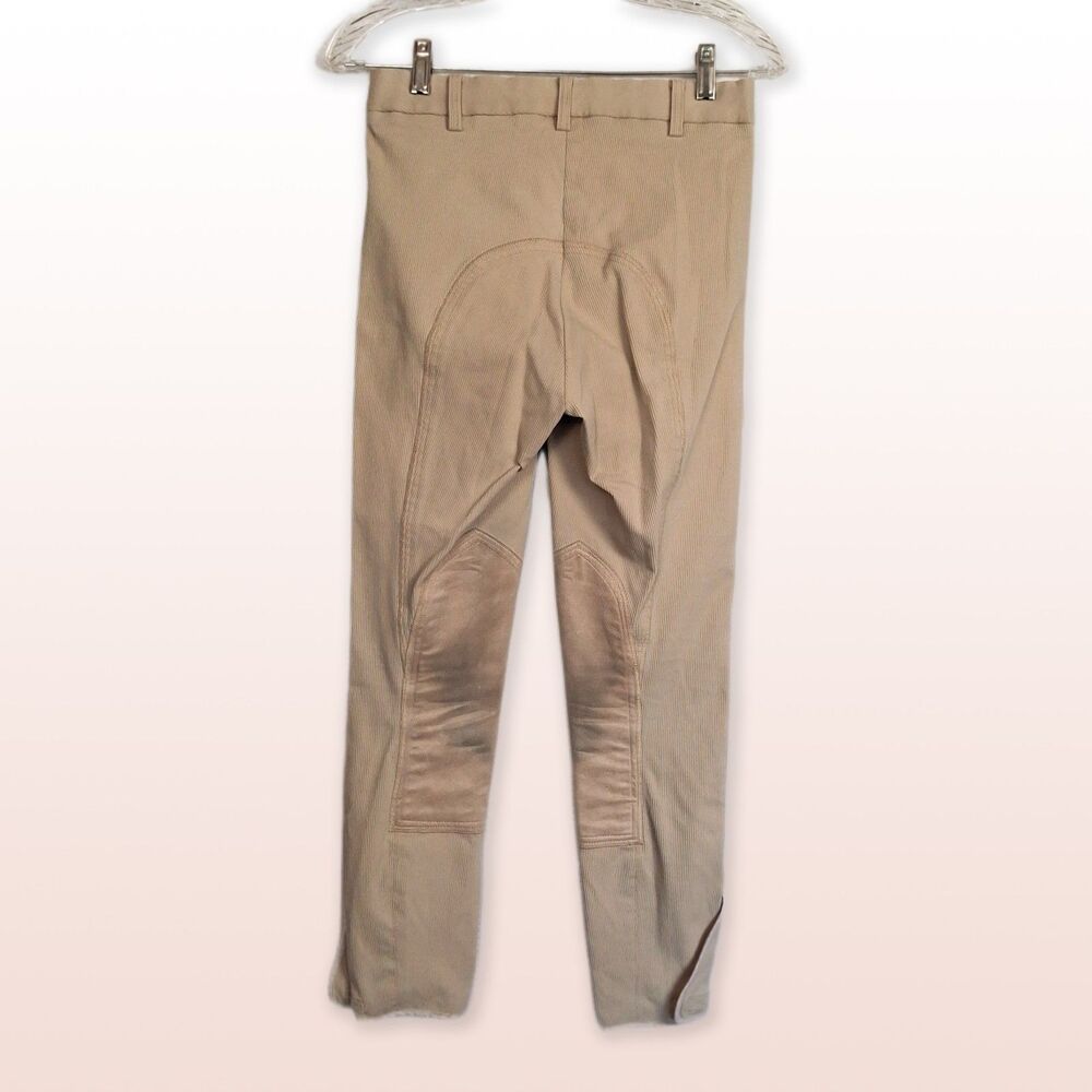 Goode Rider Women's Tan Ribbed Riding Breeches Pants Size 24R - Picture 8 of 12